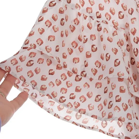 LOFT Flutter Sleeve Blouse Large - Picture 5 of 9